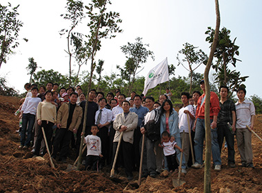 蘿崗植樹公園植樹